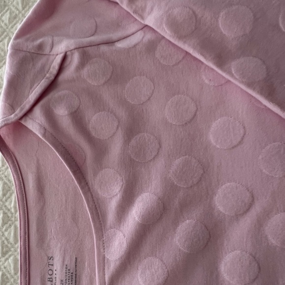 Pink textured designed shirt by Talbots, 2X. - Picture 3 of 4